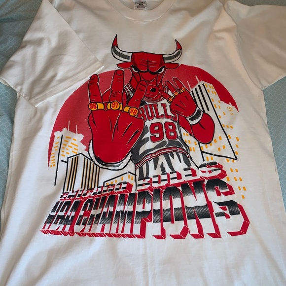 bulls 98 championship shirt